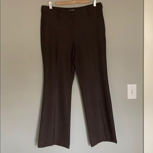 Chocolate brown heavier weight LOFT wide leg pants
